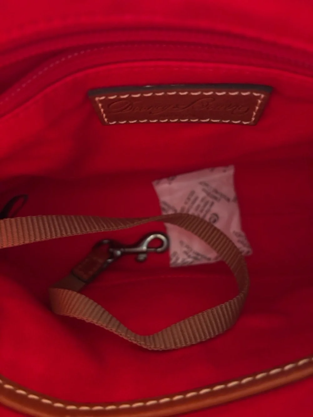 Dooney &Bourke Pebble Grain Rosie crossbody bag comes with Dusty & Registration - Picture 2 of 3